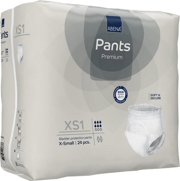 Abena Pants XS1, grau
