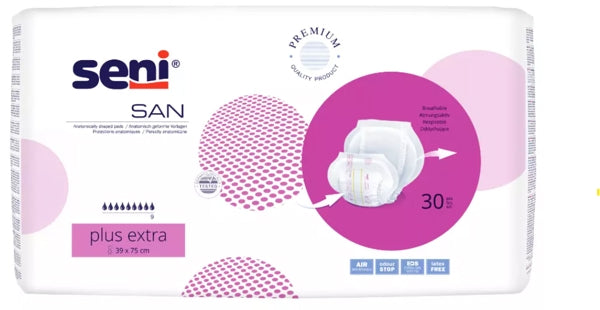 Seni San Plus Extra, rot, 30 Stück – Einzelpackung