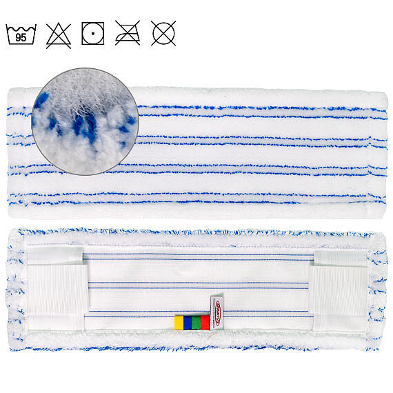 Microfasermopp CLEAN and CLEVER Premium PRO, Taschen/Laschen, 40 cm – 1 Stück