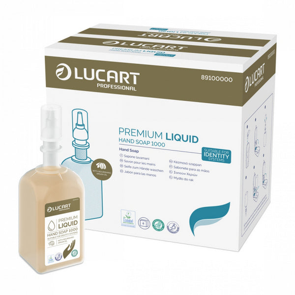 Lucart Identity Flüssigseife Premium Liquid – 6 Stück