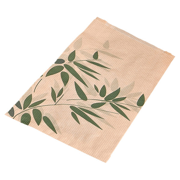 Brotbeutel «Feel Green» Kraftpapier, natur, 19 + 8 × 26 cm – 500 Beutel