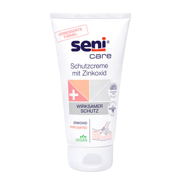 Seni Care Hautschutzcreme mit Zinkoxid, 150 ml