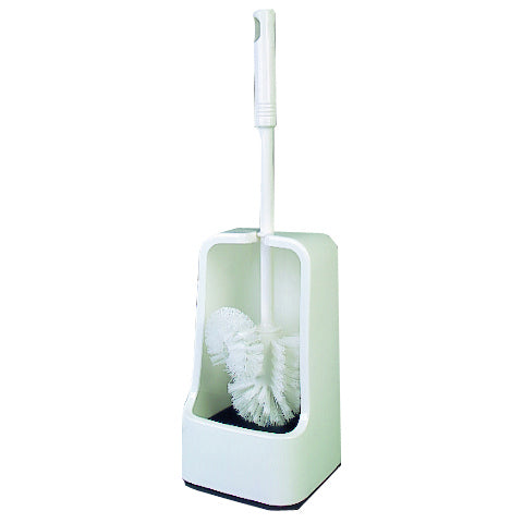 WC-Garnitur mit Randreiniger, Ø 7,5 cm, weiss