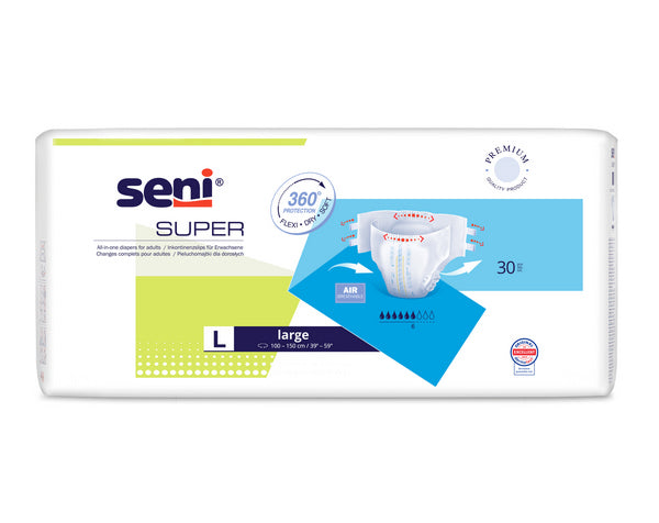 Seni Super Large 100-150, blau, 30 Stück – Einzelpackung