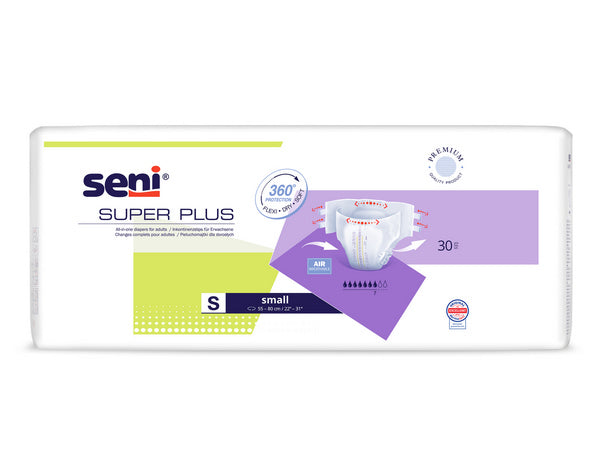 Seni Super Plus Small 55-80, lila, 30 Stück – Einzelpackung