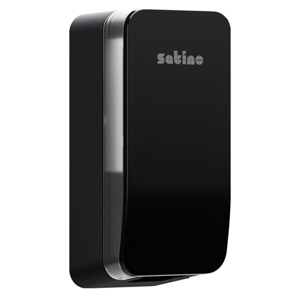 Satino Hyginity Clean&Care 1000 Seifenspender mit Sensor – SF1 System, Kunststoff, schwarz – 1 Stück