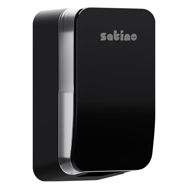 Satino Hyginity Clean&Care 500 Seifenspender mit Sensor – SF2 System, Kunststoff, schwarz – 1 Stück
