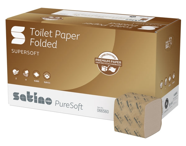 Toilettenpapier Satino PureSoft Einzelblatt
