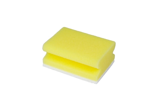 Pflegeschwamm CLEAN and CLEVER klein, gelb/weiss – 10 Stück