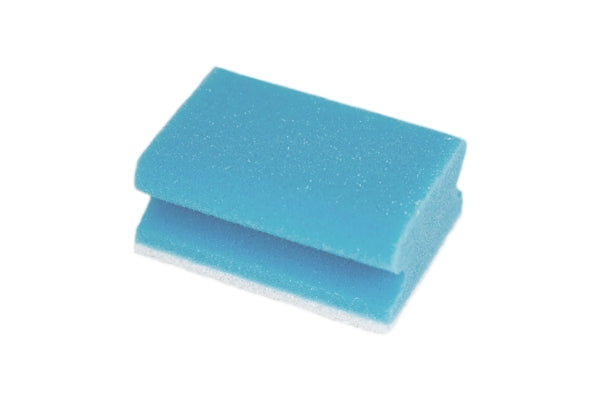Pflegeschwamm CLEAN and CLEVER klein, blau/weiss – 10 Stück