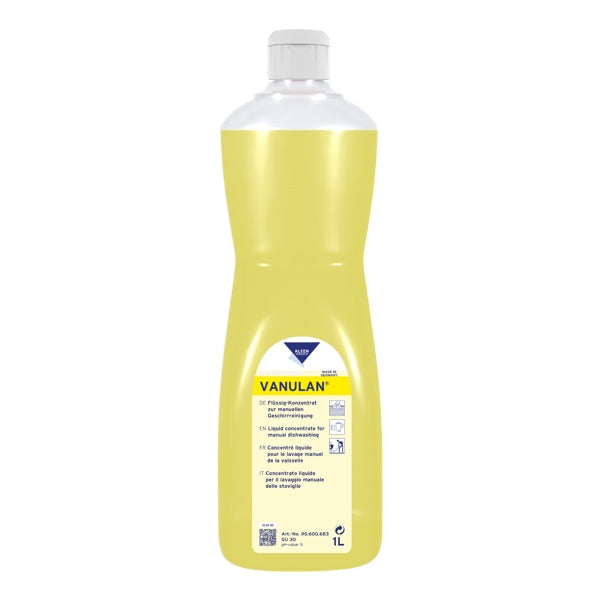 Kleen Purgatis VANULAN Handspülmittel 1 Liter gebrauchsfertig – 6 Flaschen