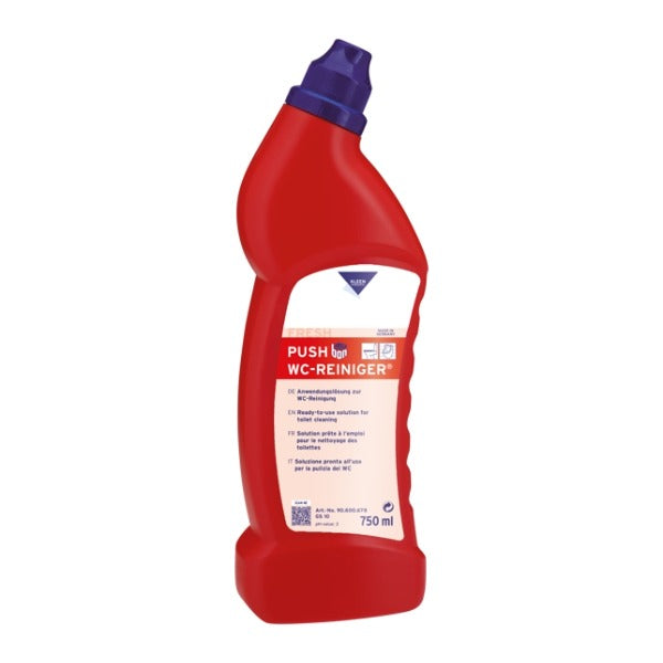 Kleen Purgatis PUSH WC-Reiniger, gebrauchsfertig, 750 ml – 12 Flaschen