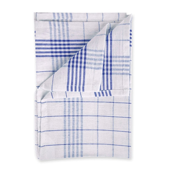 Hygoclean Geschirrtuch 50 × 70 cm, Leinen/Baumwolle, blau/weiss – 5 Stück
