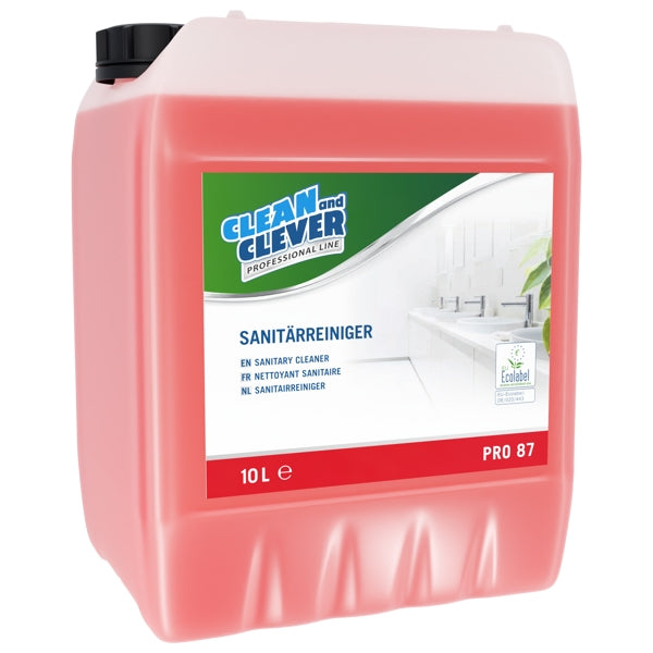 Sanitärreiniger CLEAN and CLEVER PRO 87, 10 Liter – 1 Bidon