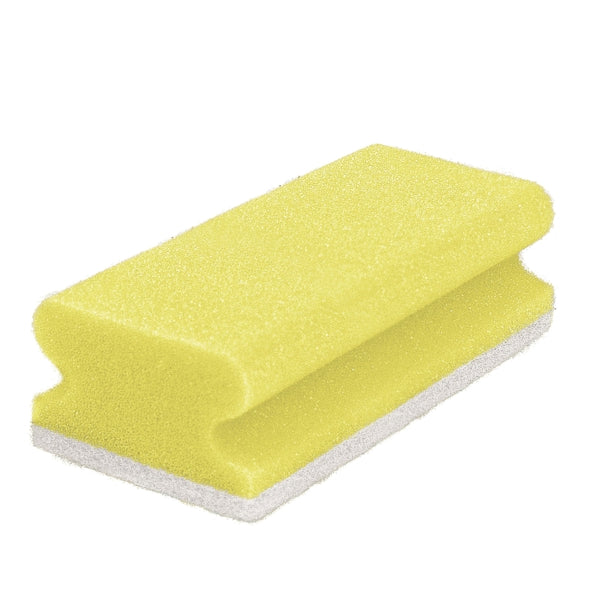 Pflegeschwamm CLEAN and CLEVER gross, gelb/weiss – 10 Stück