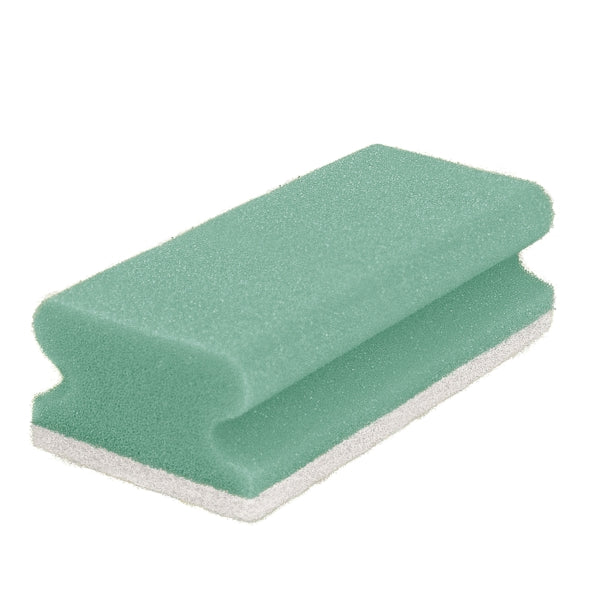 Pflegeschwamm CLEAN and CLEVER gross, grün/weiss – 10 Stück