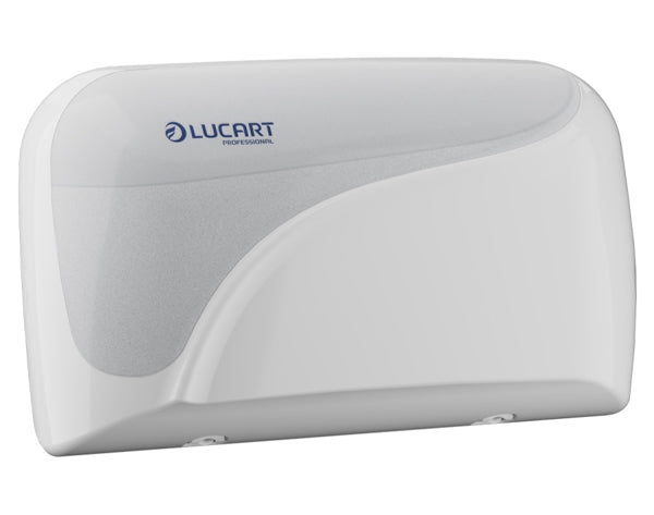 Lucart Identity L1 Double Einzelblatt-Toilettenpapierspender, Kunststoff, schwarz – 1 Stück