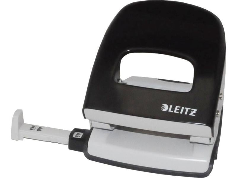 Locher LEITZ NeXXt 5008 aus Metall, 30 Blatt, schwarz