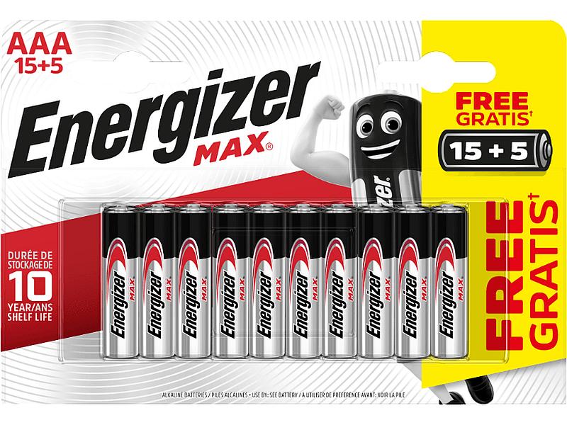 Batterien Energizer MAX AAA, LR03 Micro, 1,5 V