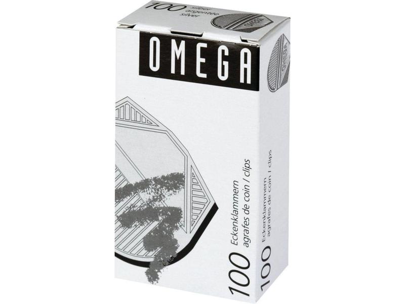 Eckenklammern OMEGA Nr. 23, Aluminium, silber