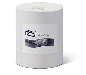 Mehrzweck-Papierwischtücher Tork Advanced stark Midi – M2 System, Mix, 2-lagig, weiss, 21,5 × 35 cm, 457 Blatt = 160 m, Innenabrollung