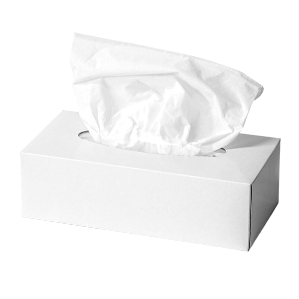 Kosmetiktuch neutral, Zellstoff, 2-lagig, weiss, samtweich, Box à 150 Tücher – 25 Boxen
