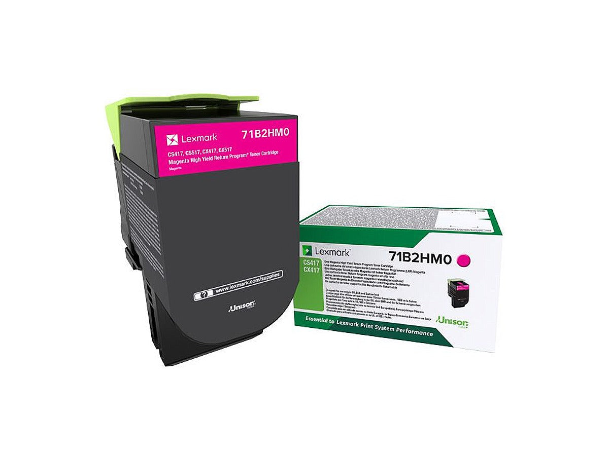 LEXMARK CS317 / CS417 / CS517 Original Toner, Magenta, Hohe Ergiebigkeit (HY)