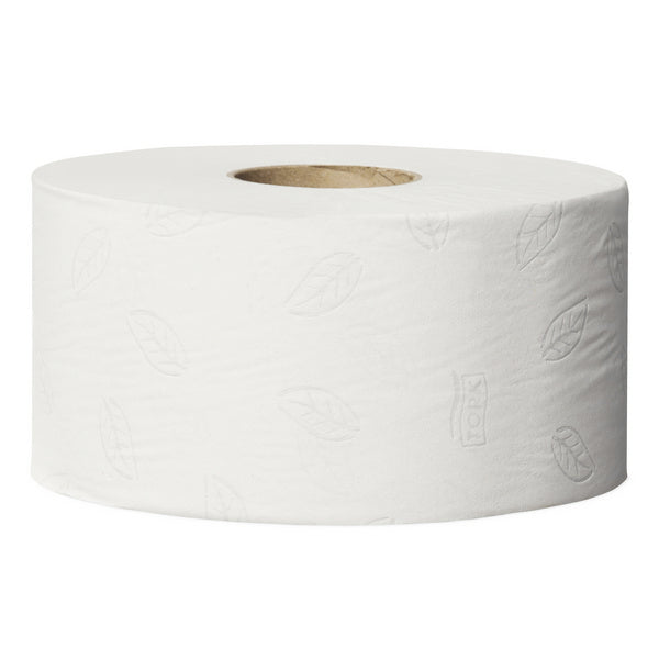 Toilettenpapier Tork Advanced Mini Jumbo – T2 System, Recycling, 2-lagig, weiss, 850 Blatt, 170 m