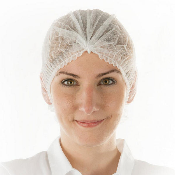 HYGONORM Klipphaube light, PP-Vlies, weiss, Ø 50 cm – 1000 Stück