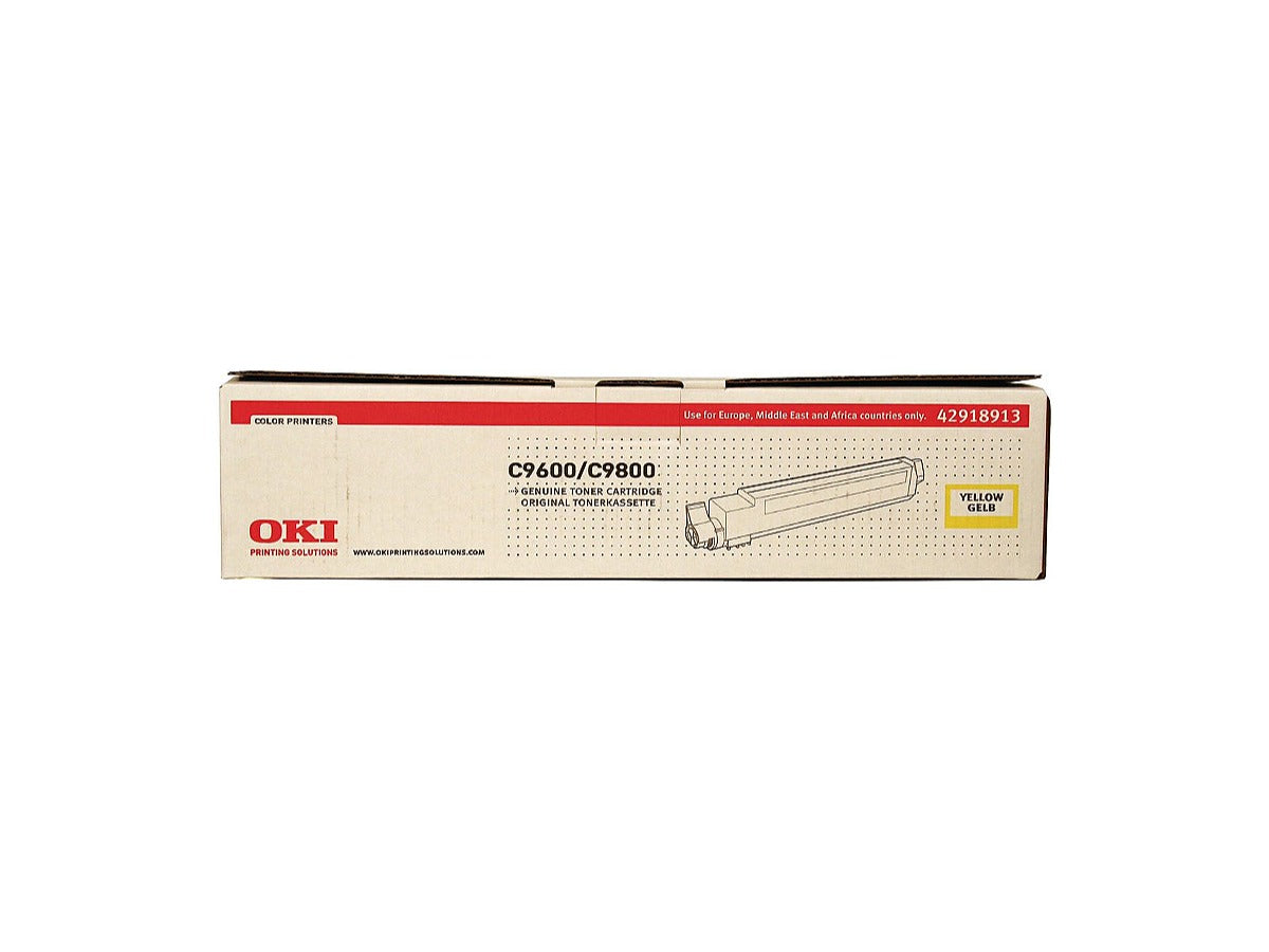 OKI C9600 Original Toner, Gelb