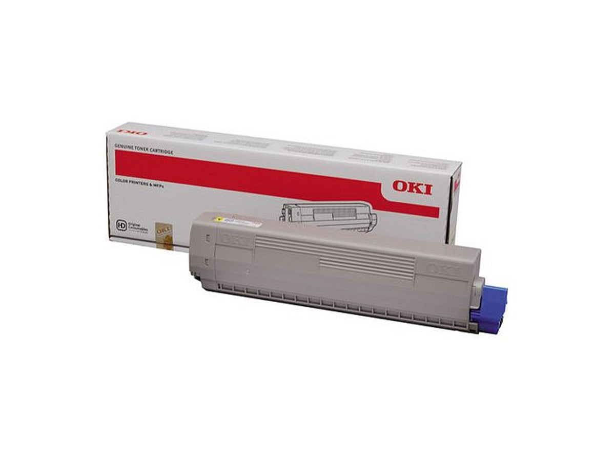 OKI C822 Original Toner, Gelb