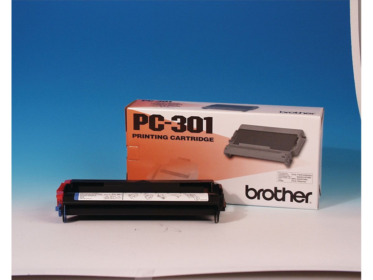 BROTHER Druckkassette m. Filmrolle PC-301 Fax-910 235 Seiten