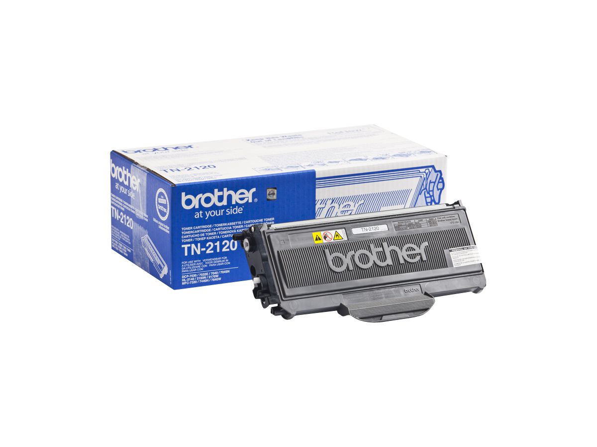BROTHER Toner schwarz TN-2120 HL-2140/50/70 2600 Seiten