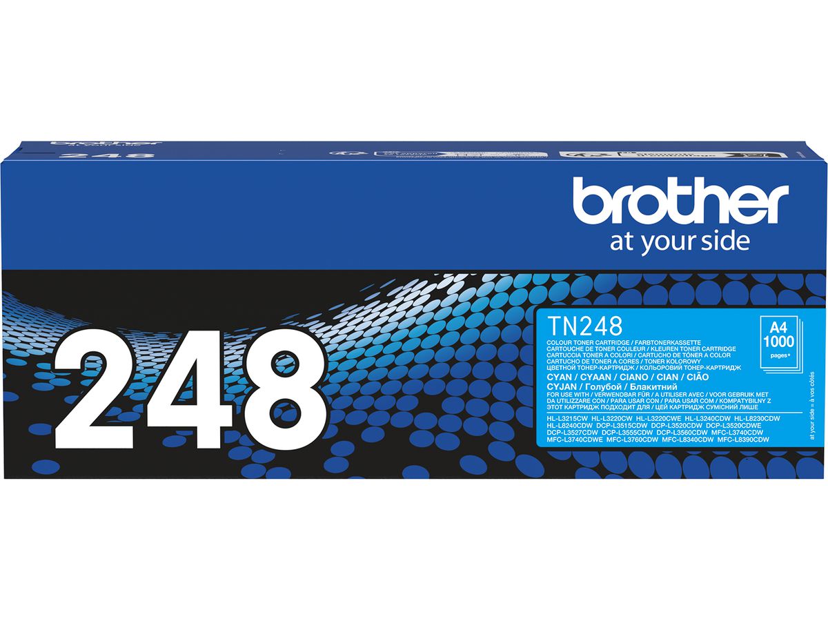 BROTHER TN-248 Original Toner, Cyan