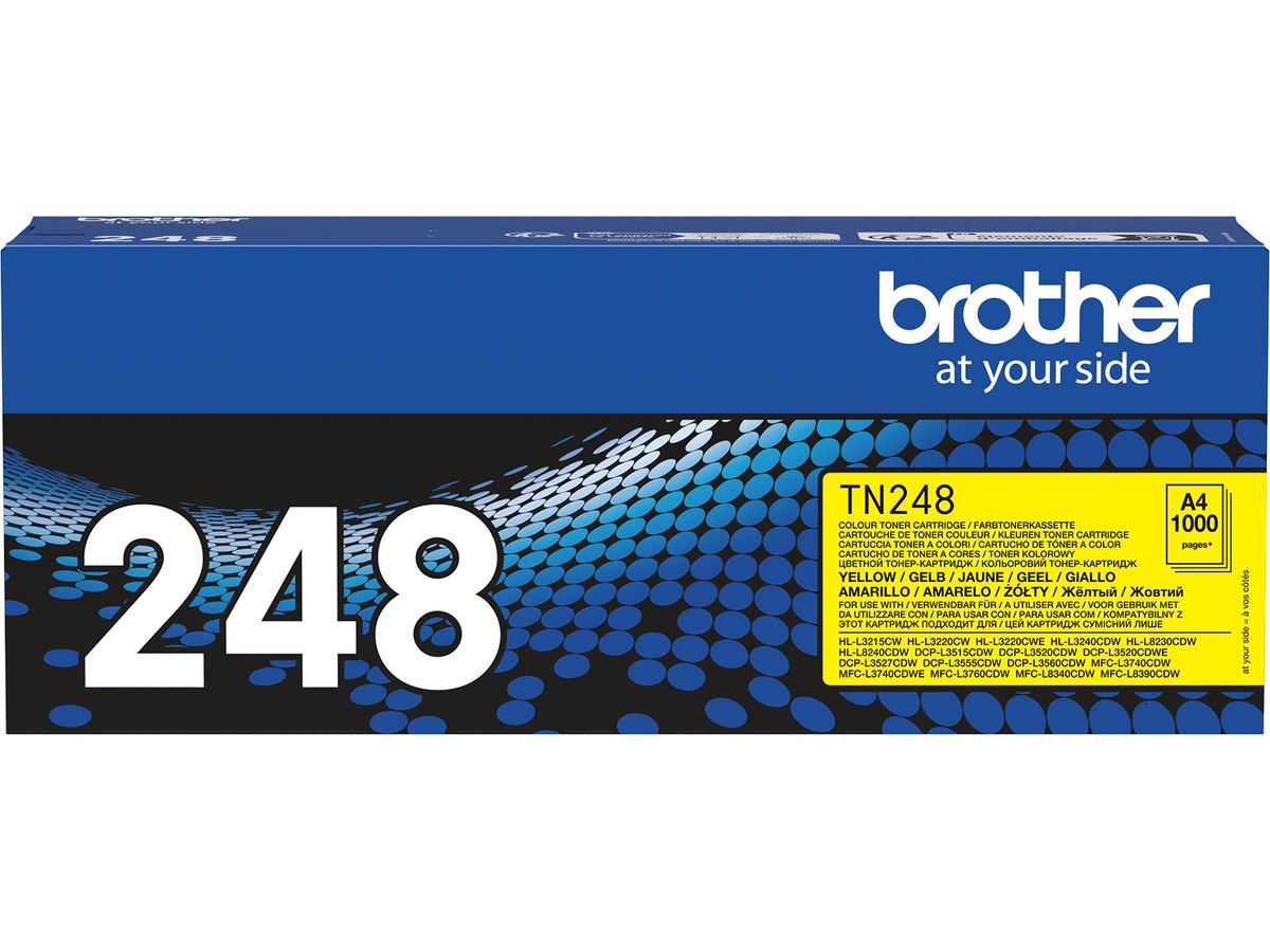 BROTHER TN-248 Original Toner, Gelb