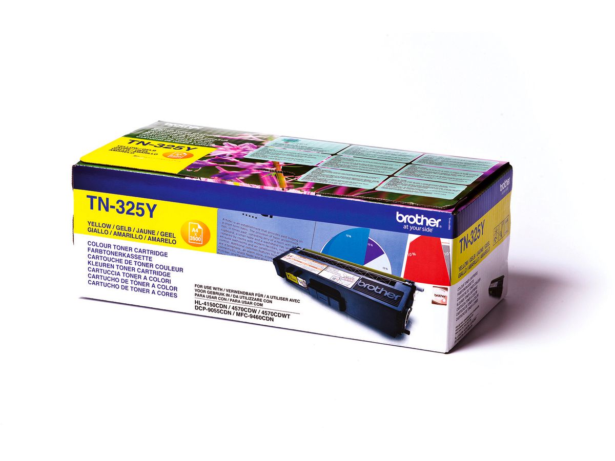 BROTHER TN-325 Original Toner, Gelb
