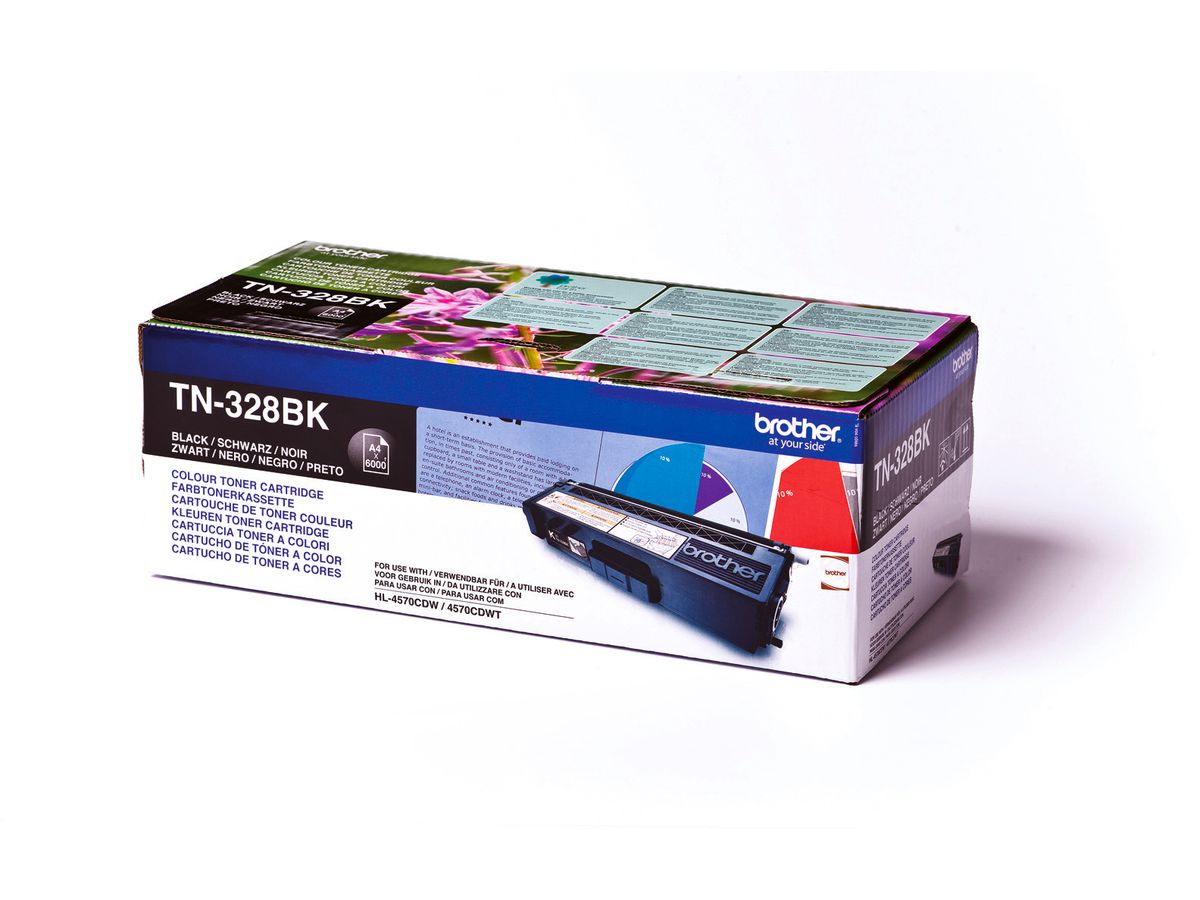 BROTHER TN-328 Original Toner, Schwarz