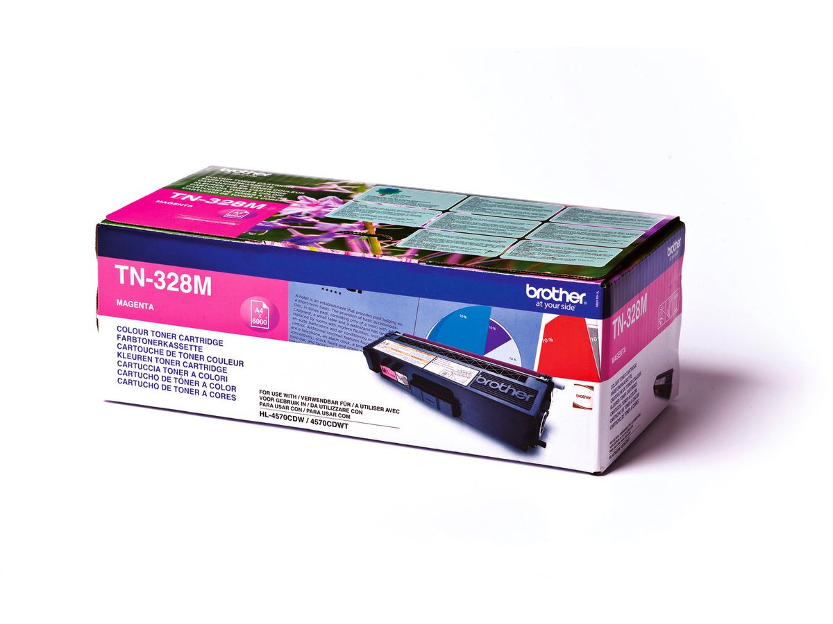 BROTHER TN-328 Original Toner, Magenta