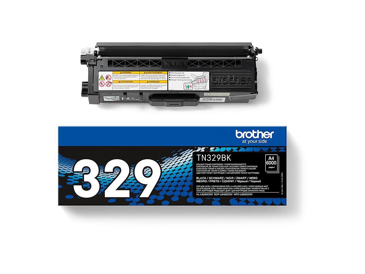 BROTHER TN-329 Original Toner, Schwarz
