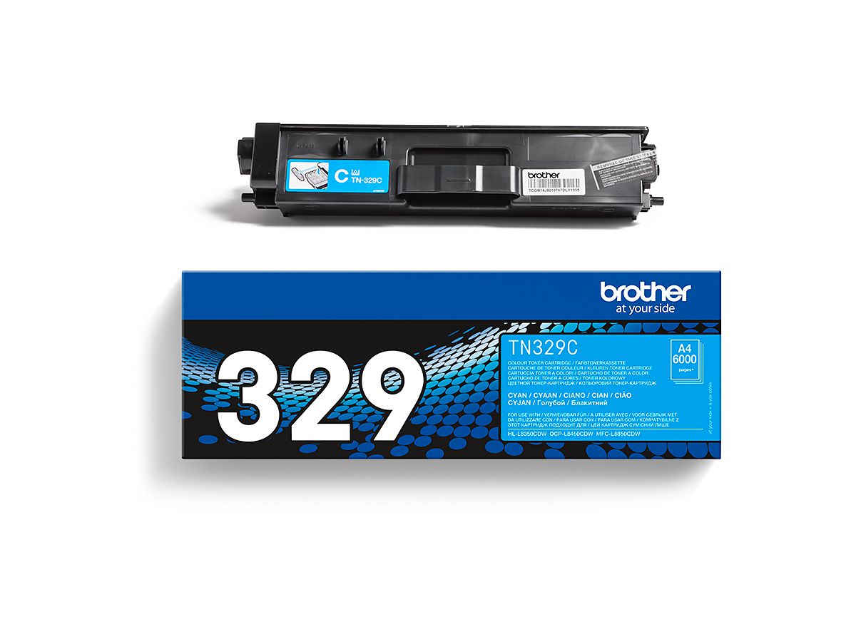 BROTHER TN-329 Original Toner, Cyan