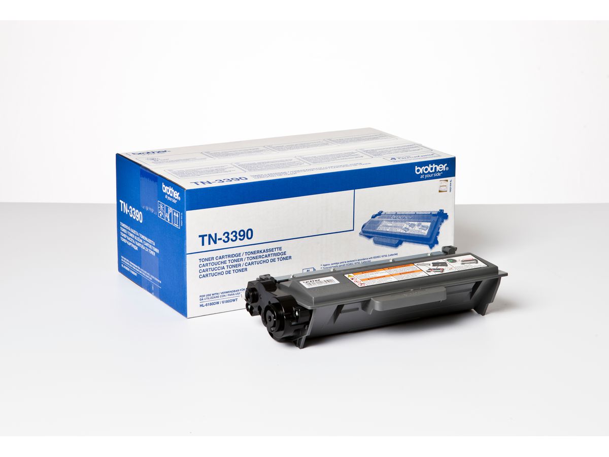 BROTHER Toner EHY schwarz TN-3390 HL-6180 12'000 Seiten