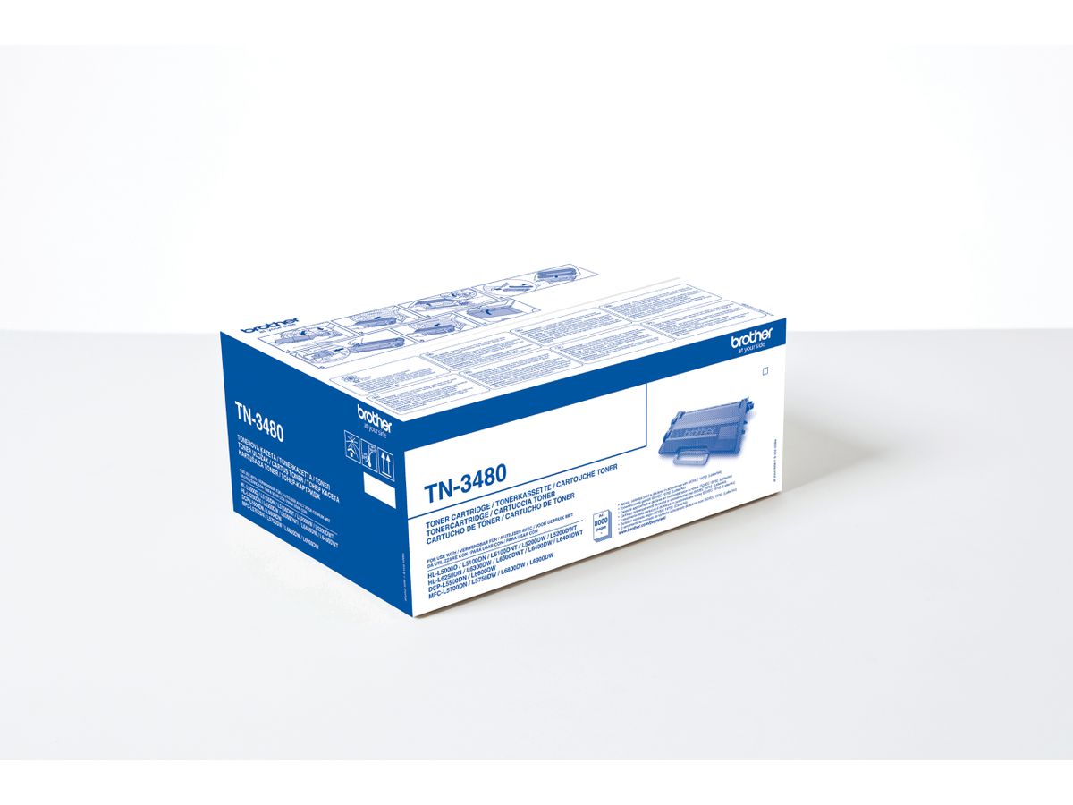 BROTHER Toner schwarz TN-3480 HL-L5000D 8000 Seiten