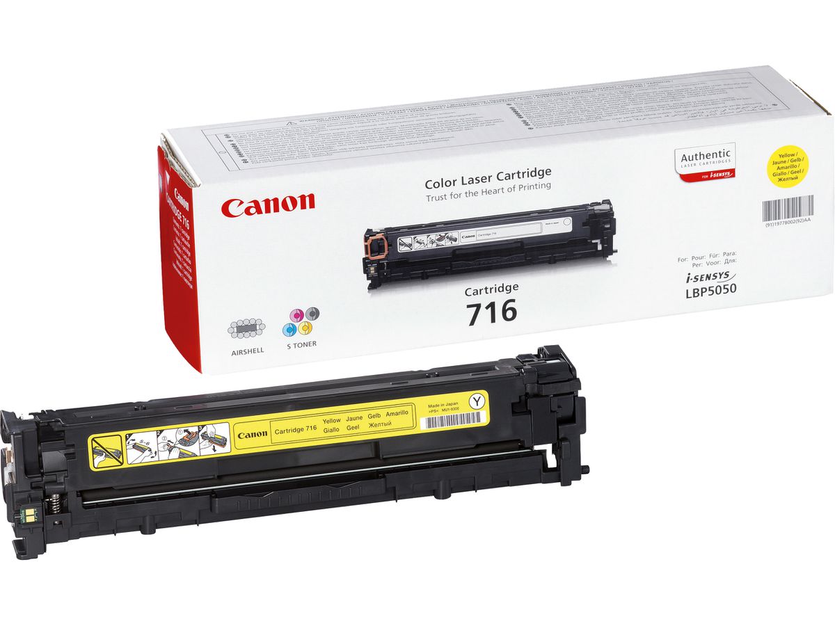 CANON Cartridge 716 Original Toner, Gelb