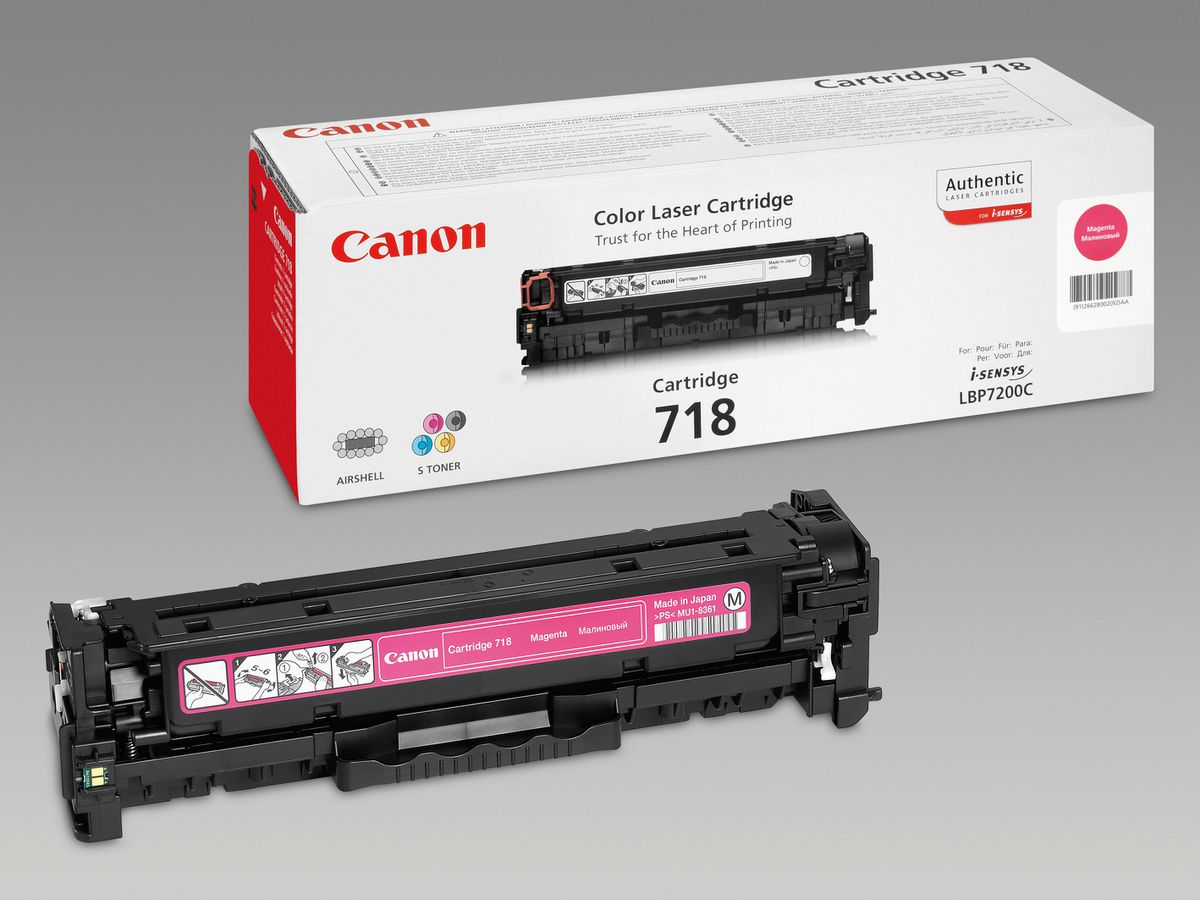 CANON Cartridge 718 Original Toner, Magenta