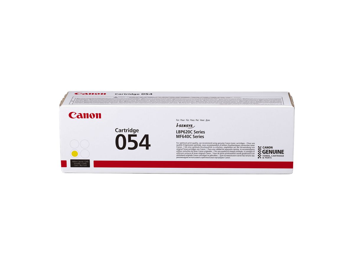 CANON CRG 054 Original Toner, Gelb
