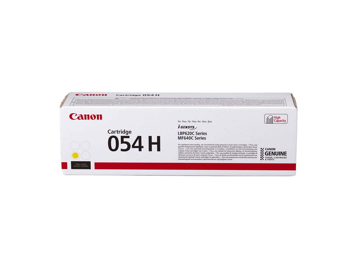 CANON CRG 054H Original Toner, Gelb