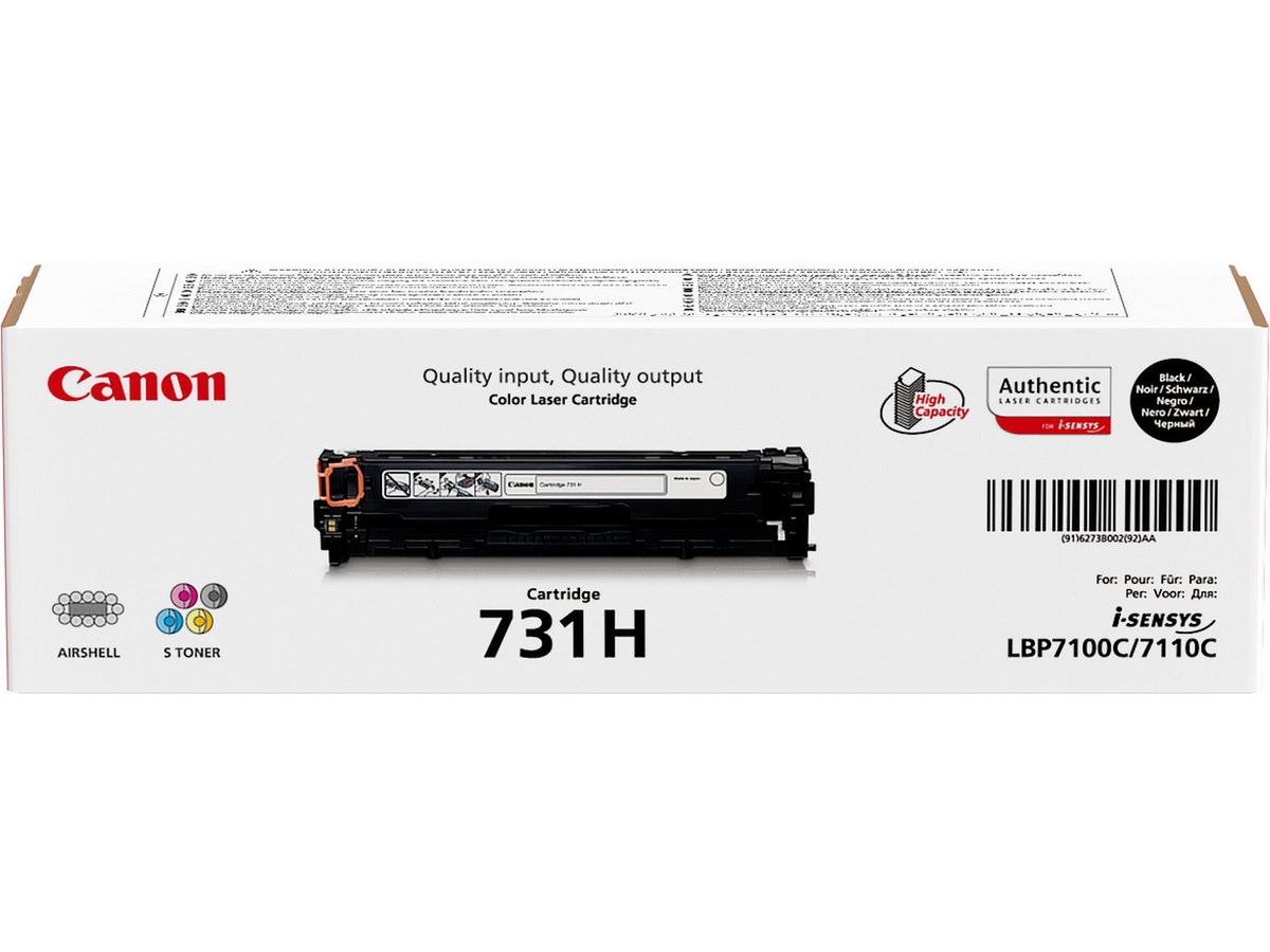 CANON Toner-Modul 731H schwarz 6273B002 LBP 7100/7110 2400 Seiten