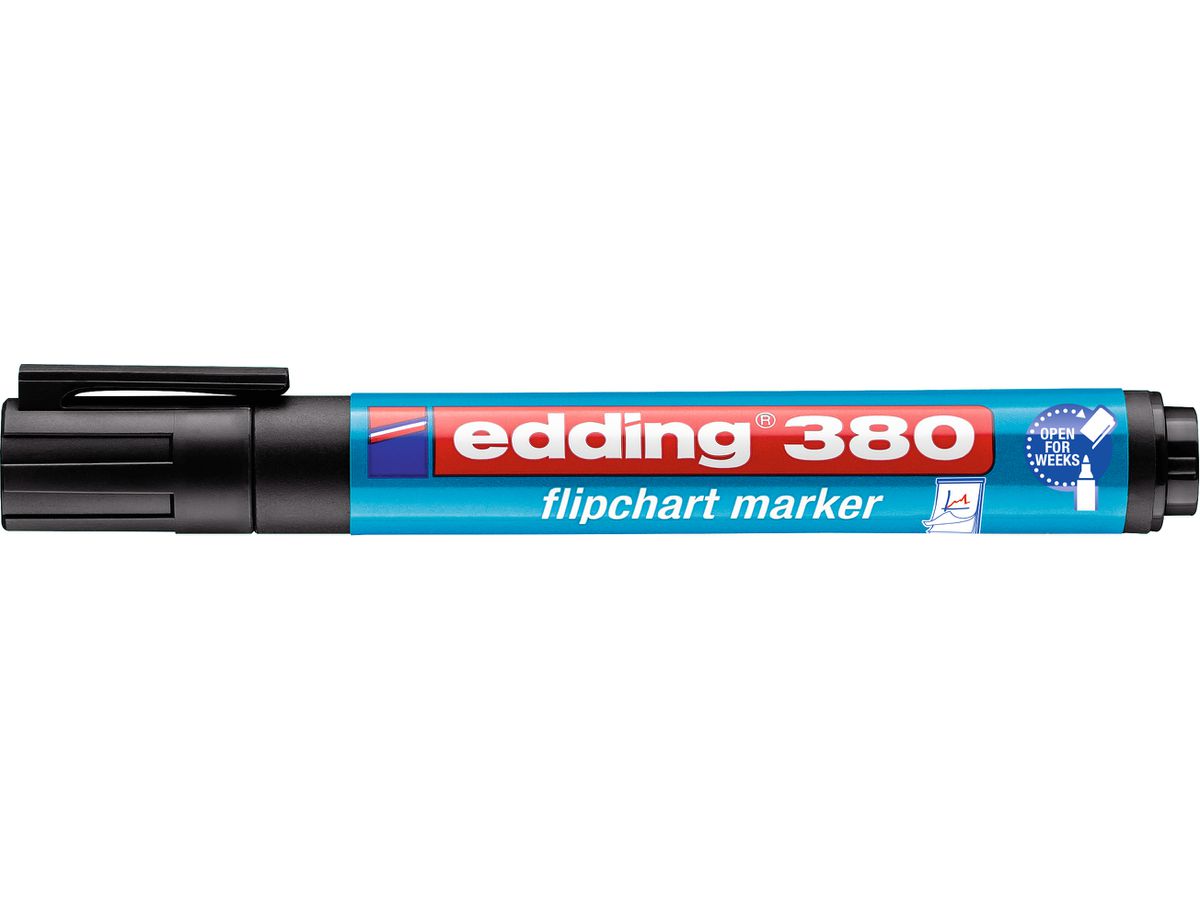 EDDING Flipchart Marker 380 1.5-3mm 380-1 schwarz
