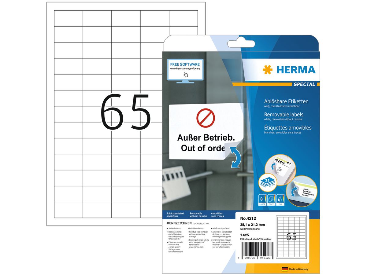 HERMA Etiketten Special 38x21.2mm 4212 Preis-Etiketten