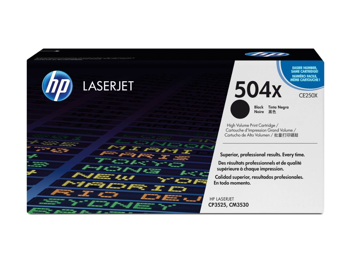 HP Toner-Modul 504X schwarz Color LaserJet CP3525